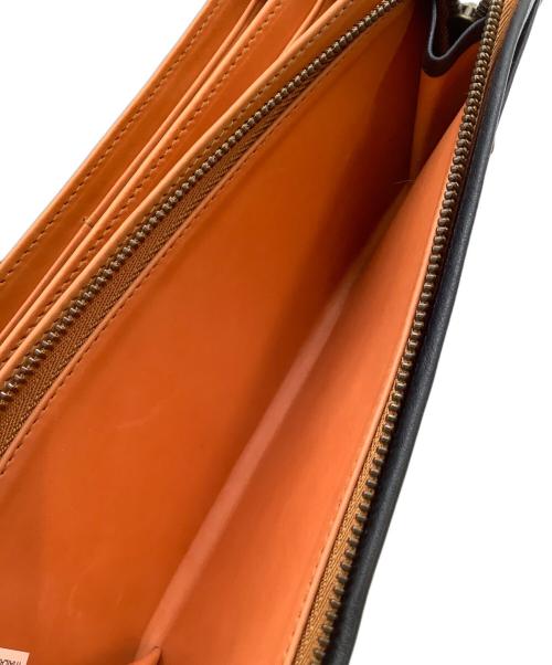 genten（ゲンテン）genten (ゲンテン) 長財布 ネイビー×グレーの古着・服飾アイテム