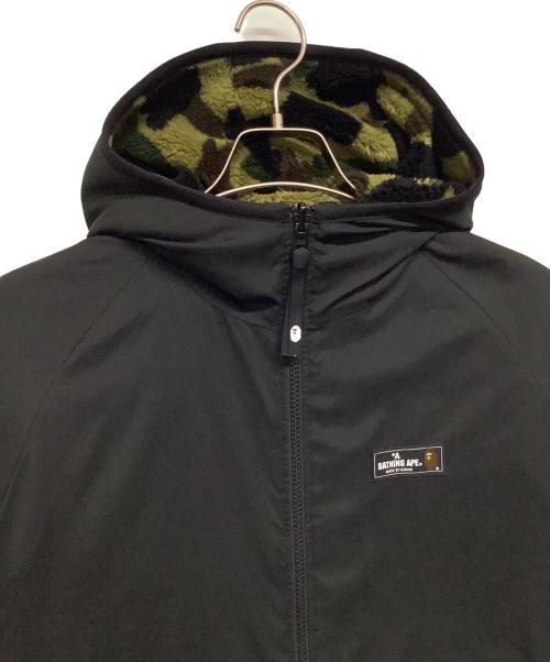 A BATHING APE（ア ベイシング エイプ）A BATHING APE (ア ベイシング エイプ) 裏ボアリバーシブルジャケット ブラック サイズ:Mの古着・服飾アイテム