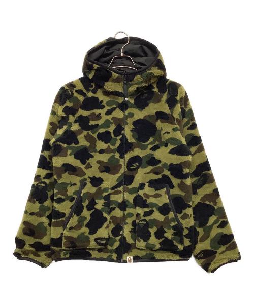 A BATHING APE（ア ベイシング エイプ）A BATHING APE (ア ベイシング エイプ) 裏ボアリバーシブルジャケット ブラック サイズ:Mの古着・服飾アイテム
