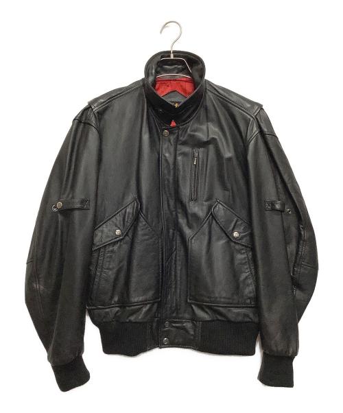 BOLDOR（ボルドール）BOLDOR (ボルドール) レザージャケット ブラック サイズ:Mの古着・服飾アイテム