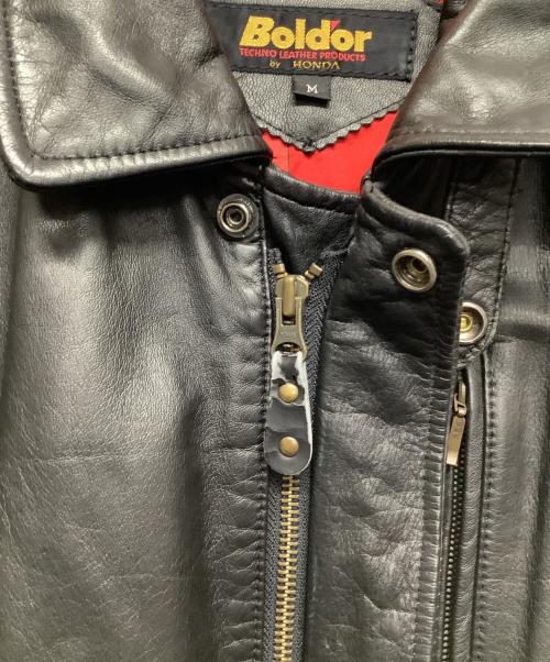 BOLDOR（ボルドール）BOLDOR (ボルドール) レザージャケット ブラック サイズ:Mの古着・服飾アイテム