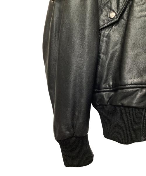 BOLDOR（ボルドール）BOLDOR (ボルドール) レザージャケット ブラック サイズ:Mの古着・服飾アイテム
