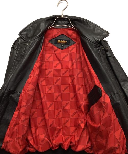 BOLDOR（ボルドール）BOLDOR (ボルドール) レザージャケット ブラック サイズ:Mの古着・服飾アイテム
