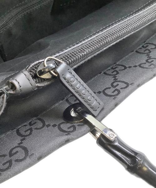 GUCCI（グッチ）GUCCI (グッチ) バンブーハンドバッグ ブラックの古着・服飾アイテム