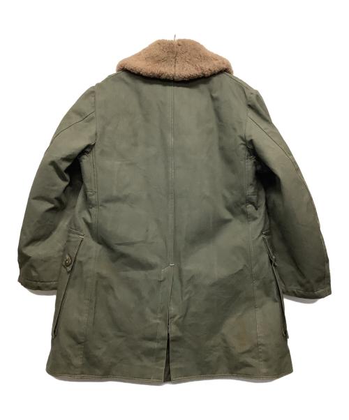 Swedish Army (スウェーデン軍)（スウェディッシュ アーミー （スウェーデングン））Swedish Army （スウェーデン軍） (スウェディッシュ アーミー （スウェーデングン）) 40's M-1909パイロットコート オリーブ サイズ:記載不明の古着・服飾アイテム