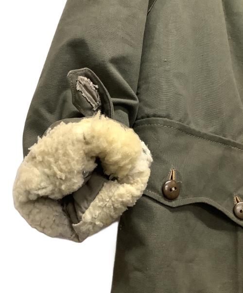 Swedish Army (スウェーデン軍)（スウェディッシュ アーミー （スウェーデングン））Swedish Army （スウェーデン軍） (スウェディッシュ アーミー （スウェーデングン）) 40's M-1909パイロットコート オリーブ サイズ:記載不明の古着・服飾アイテム