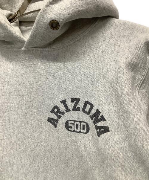 Champion（チャンピオン）Champion (チャンピオン) プルオーバーパーカー　Champion  リバースウィーブ  ライトグレー サイズ:Lの古着・服飾アイテム