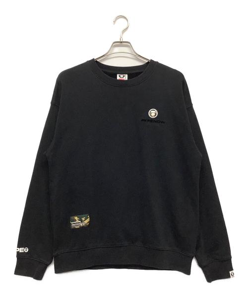 A BATHING APE（アベイシングエイプ）A BATHING APE (アベイシングエイプ) スウェット ブラック サイズ:Lの古着・服飾アイテム