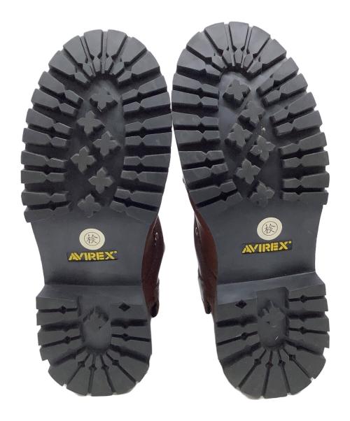 AVIREX（アヴィレックス）AVIREX (アヴィレックス) レザーバイカーブーツ　AVIREX　YAMATO ブラウン サイズ:28cmの古着・服飾アイテム