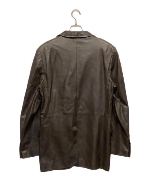 DOLCE & GABBANA（ドルチェ＆ガッバーナ）DOLCE & GABBANA (ドルチェ＆ガッバーナ) テーラードジャケット ブラウン サイズ:50の古着・服飾アイテム