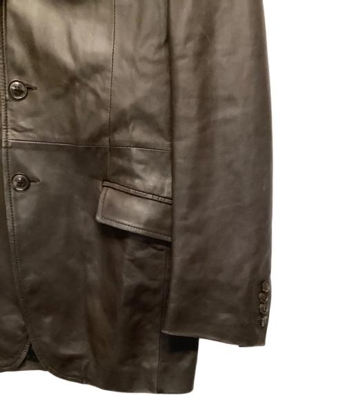 DOLCE & GABBANA（ドルチェ＆ガッバーナ）DOLCE & GABBANA (ドルチェ＆ガッバーナ) テーラードジャケット ブラウン サイズ:50の古着・服飾アイテム