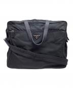 PRADAプラダ）の古着「2WAYブリーフケース」｜ブラック