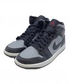 NIKEナイキ）の古着「Air Jordan 1 Mid （エアジョーダン1 ミッド）」｜ブラック×グレー