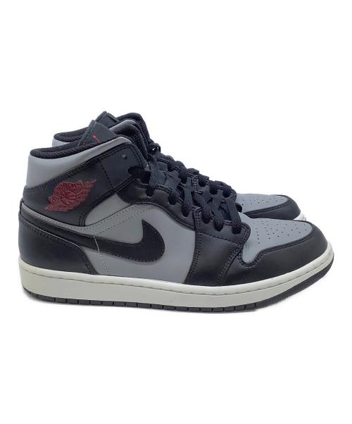 NIKE（ナイキ）NIKE (ナイキ) Air Jordan 1 Mid （エアジョーダン1 ミッド） ブラック×グレー サイズ:27の古着・服飾アイテム