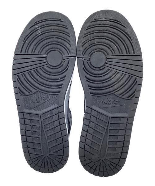 NIKE（ナイキ）NIKE (ナイキ) Air Jordan 1 Mid （エアジョーダン1 ミッド） ブラック×グレー サイズ:27の古着・服飾アイテム