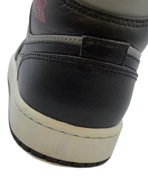 NIKE（ナイキ）NIKE (ナイキ) Air Jordan 1 Mid （エアジョーダン1 ミッド） ブラック×グレー サイズ:27の古着・服飾アイテム