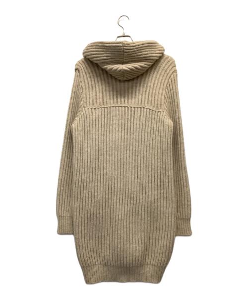 MM6 Maison Margiela（エムエムシックスメゾンマルジェラ）MM6 Maison Margiela (エムエムシックスメゾンマルジェラ) ニットダッフルコート ベージュ サイズ:Sの古着・服飾アイテム