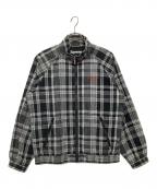 SUPREMEシュプリーム）の古着「マドラスチェックジャケット」｜ブラック×ホワイト