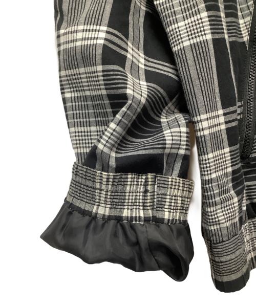 SUPREME（シュプリーム）Supreme (シュプリーム) マドラスチェックジャケット ブラック×ホワイト サイズ:Mの古着・服飾アイテム