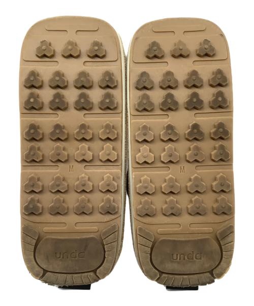 unda（ウンダ）unda (ウンダ) 雪駄サンダル ベージュ サイズ:Mの古着・服飾アイテム