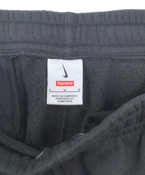 NIKE（ナイキ）NIKE (ナイキ) Supreme (シュプリーム) スウェットパンツ ブラック サイズ:Lの古着・服飾アイテム