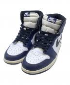 NIKEナイキ）の古着「スニーカー」｜ホワイト×ネイビー