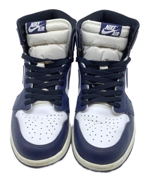 NIKE（ナイキ）NIKE (ナイキ) スニーカー ホワイト×ネイビー サイズ:28.5の古着・服飾アイテム