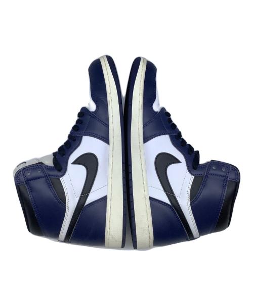 NIKE（ナイキ）NIKE (ナイキ) スニーカー ホワイト×ネイビー サイズ:28.5の古着・服飾アイテム