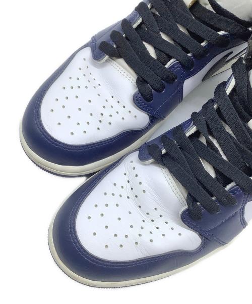 NIKE（ナイキ）NIKE (ナイキ) スニーカー ホワイト×ネイビー サイズ:28.5の古着・服飾アイテム