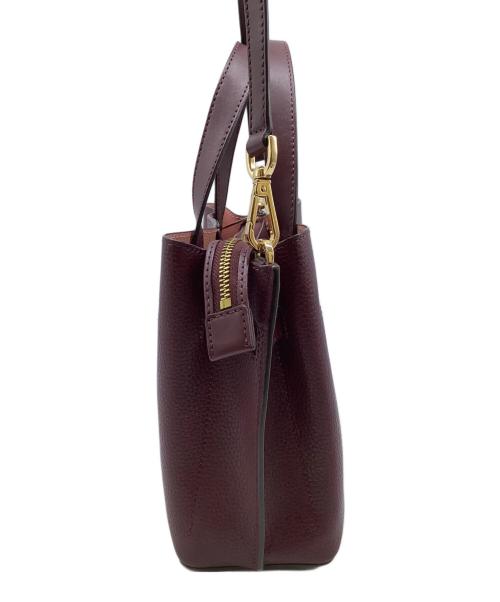 MICHAEL KORS（マイケル・コース）MICHAEL KORS (マイケル・コース) 2Wayバッグ　EMILIA SMALL SATCHEL ワインレッドの古着・服飾アイテム