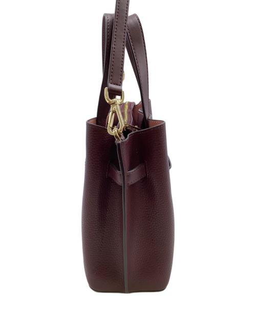 MICHAEL KORS（マイケル・コース）MICHAEL KORS (マイケル・コース) 2Wayバッグ　EMILIA SMALL SATCHEL ワインレッドの古着・服飾アイテム