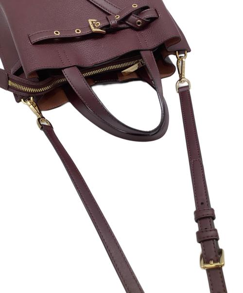 MICHAEL KORS（マイケル・コース）MICHAEL KORS (マイケル・コース) 2Wayバッグ　EMILIA SMALL SATCHEL ワインレッドの古着・服飾アイテム
