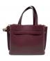MICHAEL KORS (マイケル・コース) 2Wayバッグ　EMILIA SMALL SATCHEL ワインレッド：12000円