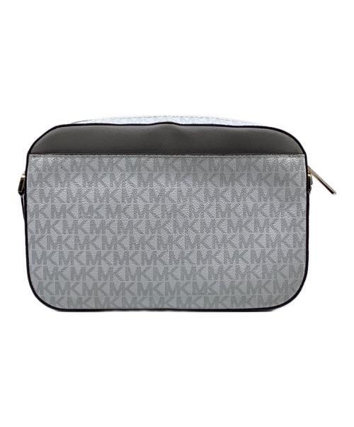 MICHAEL KORS（マイケル・コース）MICHAEL KORS (マイケル・コース) ショルダーバッグ ホワイト×グレーの古着・服飾アイテム