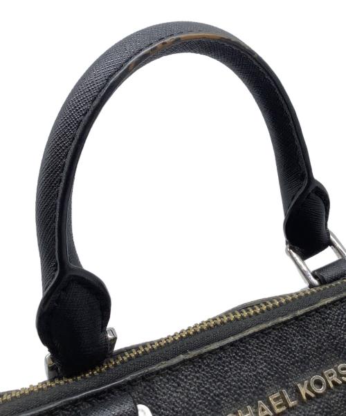 MICHAEL KORS（マイケル・コース）MICHAEL KORS (マイケル・コース) 2WAYショルダーバッグ ブラックの古着・服飾アイテム