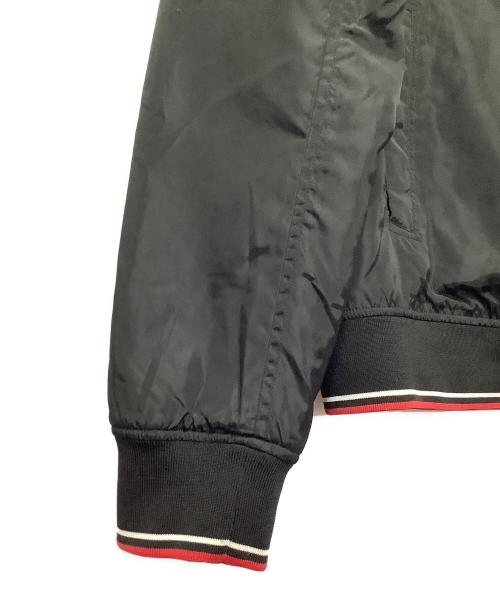 ARMANI EXCHANGE（アルマーニ エクスチェンジ）ARMANI EXCHANGE (アルマーニ エクスチェンジ) ラインリブ ブルゾン ブラック サイズ:Lの古着・服飾アイテム