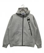 Championチャンピオン）の古着「ジップパーカー」｜グレー