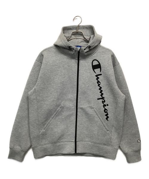 Champion（チャンピオン）Champion (チャンピオン) ジップパーカー グレー サイズ:XLの古着・服飾アイテム