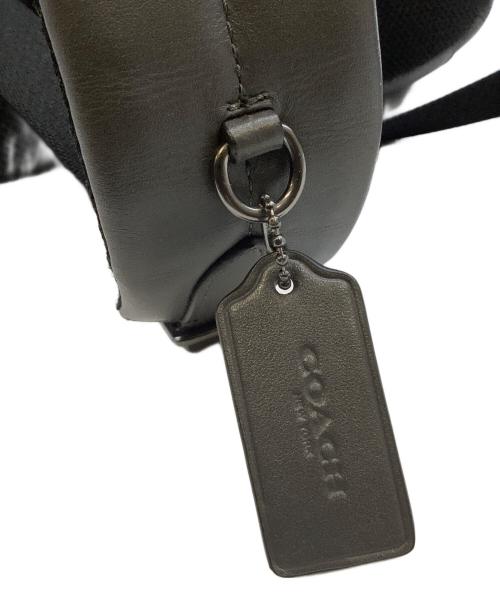 COACH（コーチ）COACH (コーチ) リュック グレー×ブルーの古着・服飾アイテム