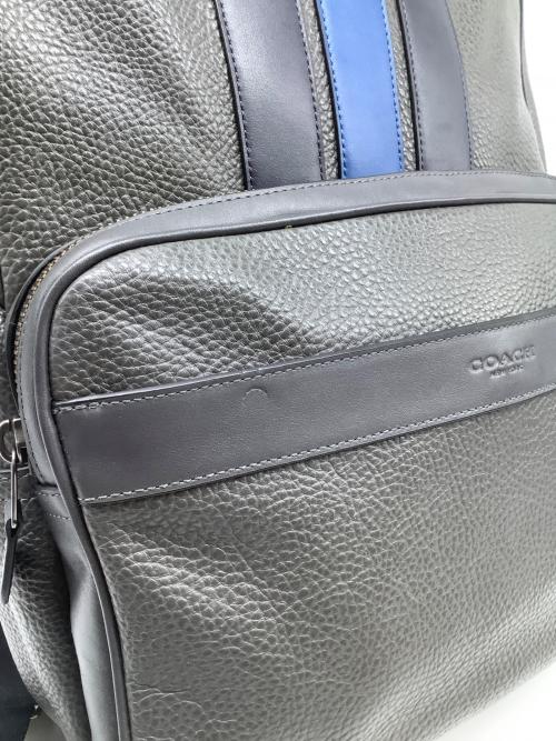 COACH（コーチ）COACH (コーチ) リュック グレー×ブルーの古着・服飾アイテム