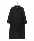 BURBERRYバーバリー）の古着「カシミヤステンカラーコート」｜グレー