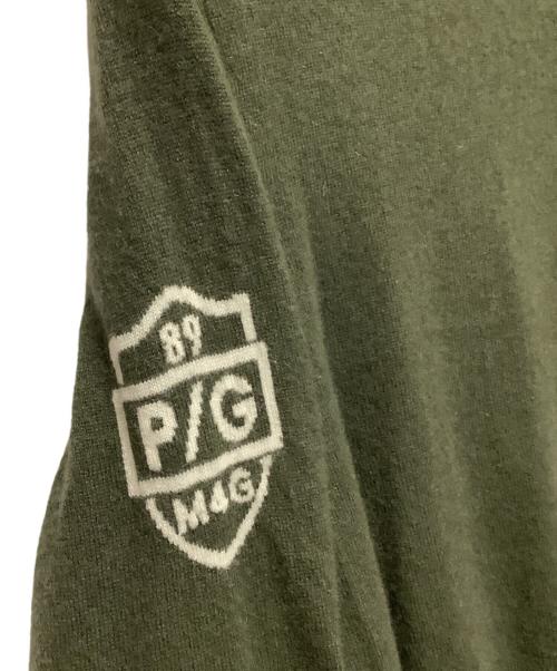 PEARLY GATES（パーリーゲイツ）PEARLY GATES (パーリーゲイツ) ニット オリーブ サイズ:1の古着・服飾アイテム