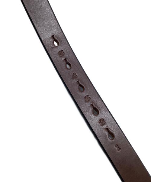 ROLLING DUB TRIO（ローリングダブトリオ）ROLLING DUB TRIO (ローリングダブトリオ) MILESTONE&Co レザーベルト ブラウン サイズ:32の古着・服飾アイテム