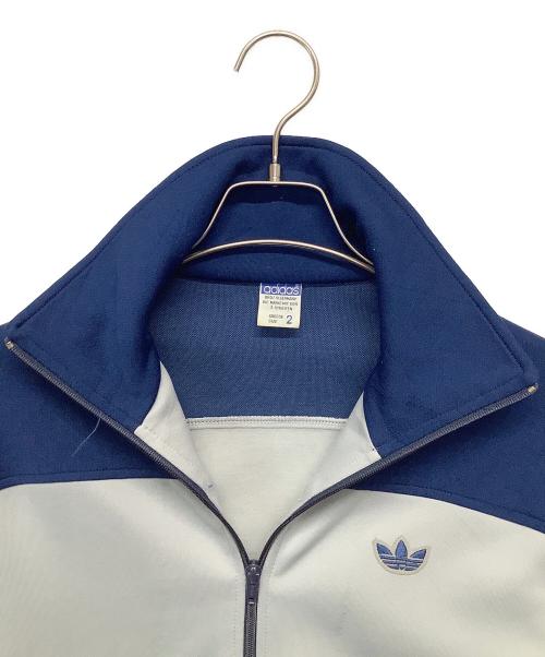 adidas（アディダス）adidas (アディダス) 70's-80'sトラックジャケット グレー×ネイビー サイズ:2の古着・服飾アイテム