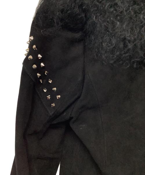 BELLE BELLA（ベレベーラ）BELLE BELLA (ベレベーラ) スウェードファージャケット ブラック サイズ:M 未使用品の古着・服飾アイテム