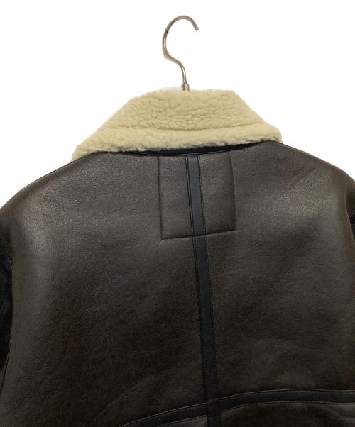 ALPHA（アルファ）ALPHA (アルファ) フェイクムートンジャケット ブラウン サイズ:Mの古着・服飾アイテム