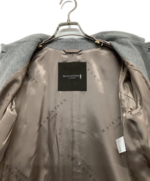 MACKINTOSH LONDON（マッキントッシュ ロンドン）MACKINTOSH LONDON (マッキントッシュ ロンドン) ステンカラーコート グレー サイズ:38サイズの古着・服飾アイテム