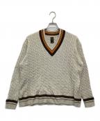 BATONER×SHIPSバトナ―×シップス）の古着「チルデンセーター」｜ベージュ