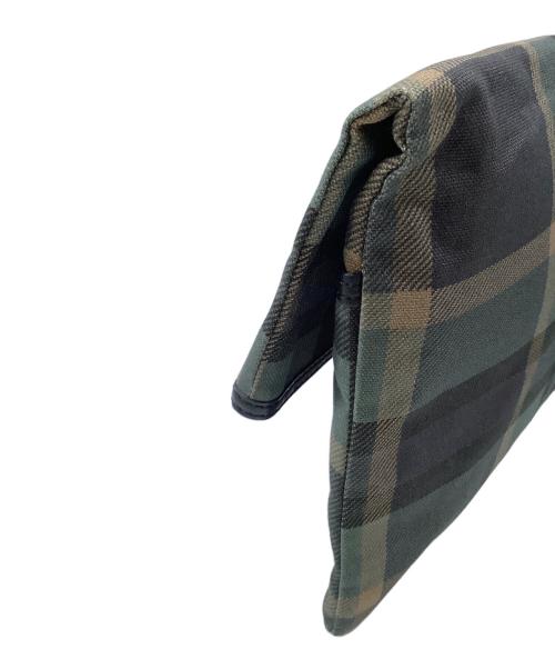 Vivienne Westwood（ヴィヴィアンウエストウッド）Vivienne Westwood (ヴィヴィアンウエストウッド) クラッチバッグ グリーン×ブラックの古着・服飾アイテム