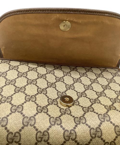 GUCCI（グッチ）GUCCI (グッチ) クラッチバッグ ベージュ×ブラウンの古着・服飾アイテム